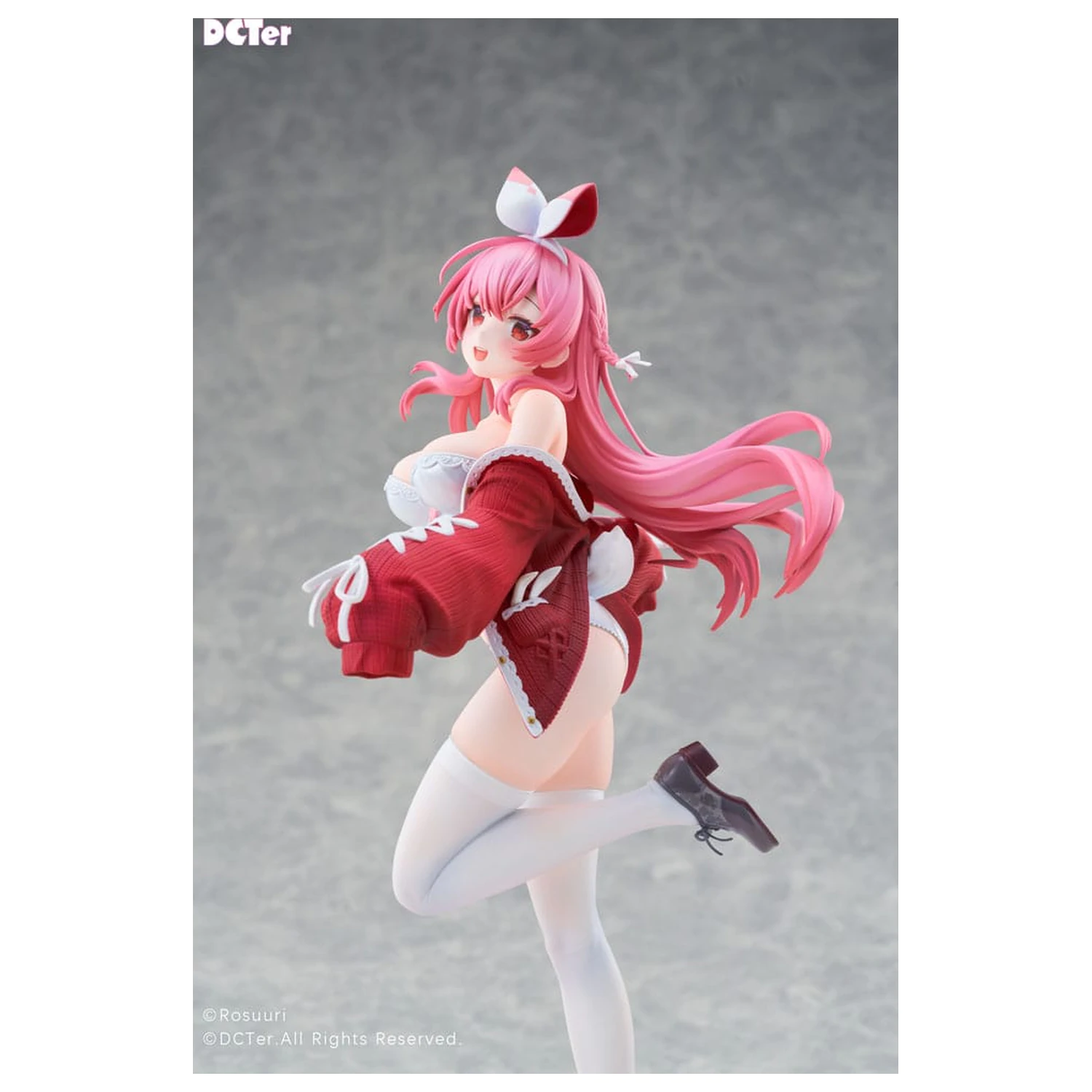 Rosuuri Original Character PVC socha 1/7 White Rabbit Rosu Swimsuit Ver. 25 cm fotografii produktu