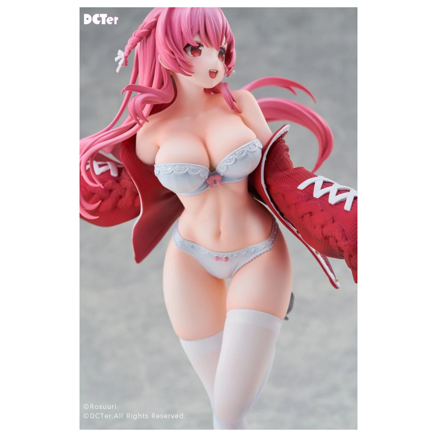 Rosuuri Original Character PVC socha 1/7 White Rabbit Rosu Swimsuit Ver. 25 cm fotografii produktu
