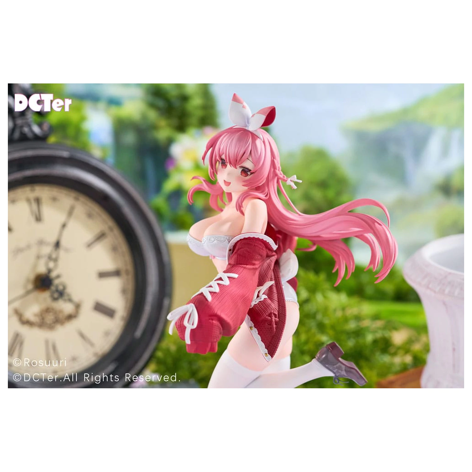 Rosuuri Original Character PVC socha 1/7 White Rabbit Rosu Swimsuit Ver. 25 cm fotografii produktu