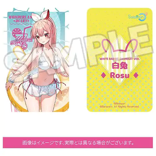Rosuuri Original Character PVC socha 1/7 White Rabbit Rosu: Swimsuit Ver. 25 cm fotografii produktu