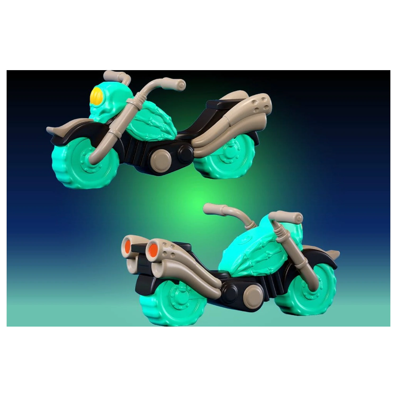 Rover Robin Plastiková Modelová Sada Overtakes Skull Rider fotografii produktu