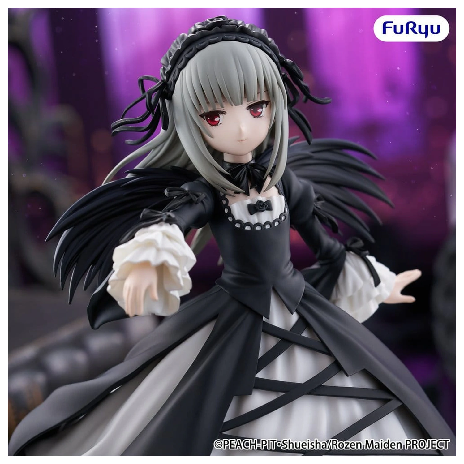 Rozen Maiden Trio-Try-iT PVC soška Suigintou 18 cm fotografii produktu