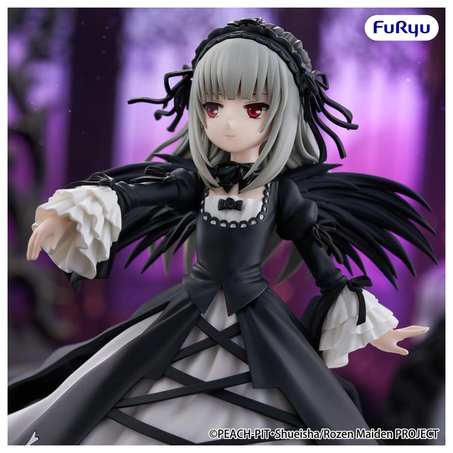 Rozen Maiden Trio-Try-iT PVC soška Suigintou 18 cm fotografii produktu