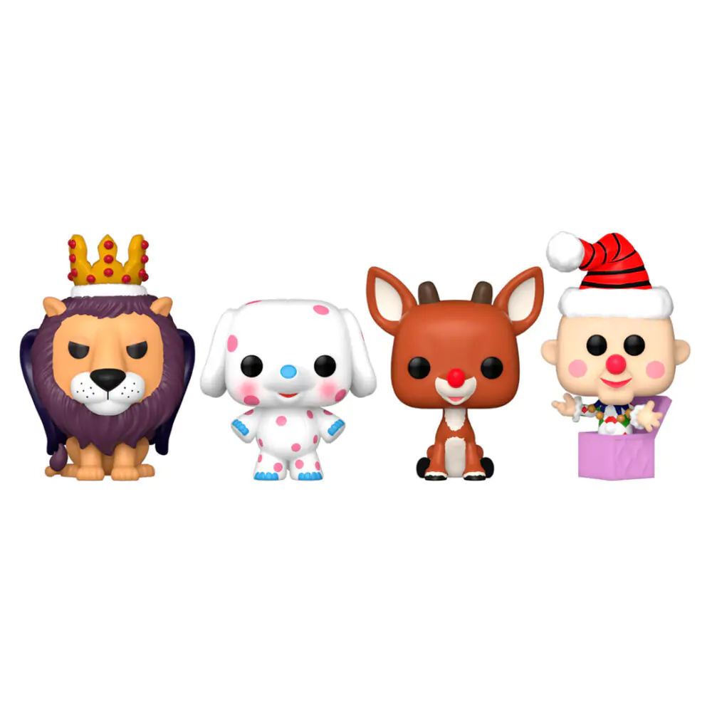 Rudolph Holiday 2024 kapesní Funko POP! vinylové klíčenky 4-balení Tree Holiday krabička 4 cm fotografii produktu