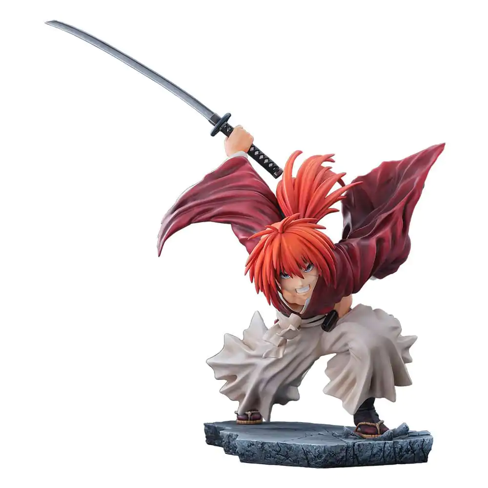 Rurouni Kenshin: Meiji Kenkaku Romantan Kyoto Douran PVC Socha 1/6 Kenshin Himura Dragon Flight of Heaven Ver. 26 cm fotografii produktu
