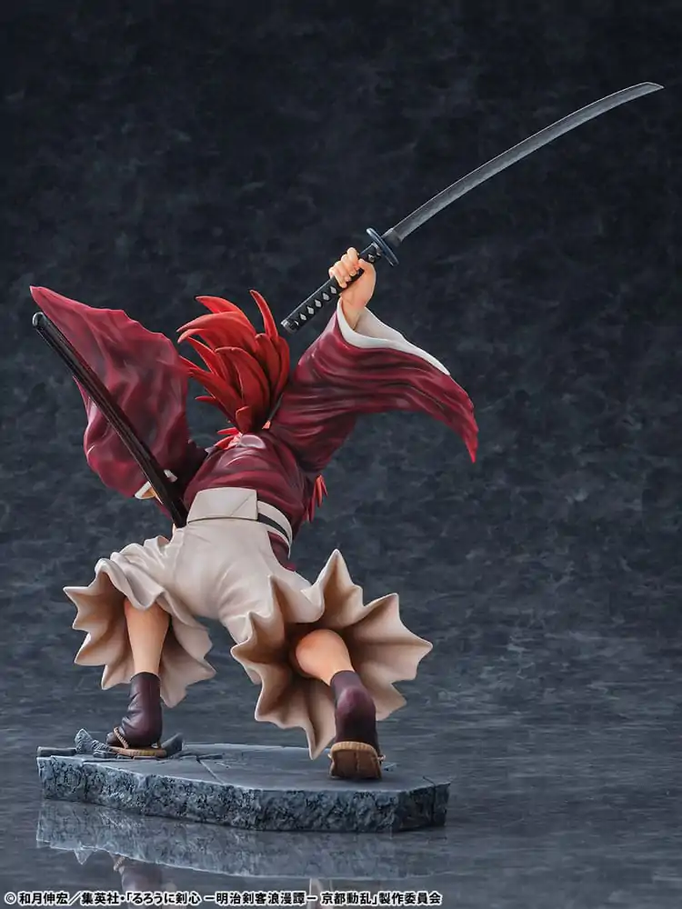 Rurouni Kenshin: Meiji Kenkaku Romantan Kyoto Douran PVC Socha 1/6 Kenshin Himura Dragon Flight of Heaven Ver. 26 cm fotografii produktu