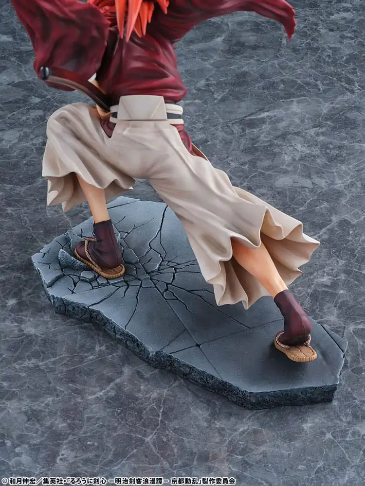 Rurouni Kenshin: Meiji Kenkaku Romantan Kyoto Douran PVC Socha 1/6 Kenshin Himura Dragon Flight of Heaven Ver. 26 cm fotografii produktu