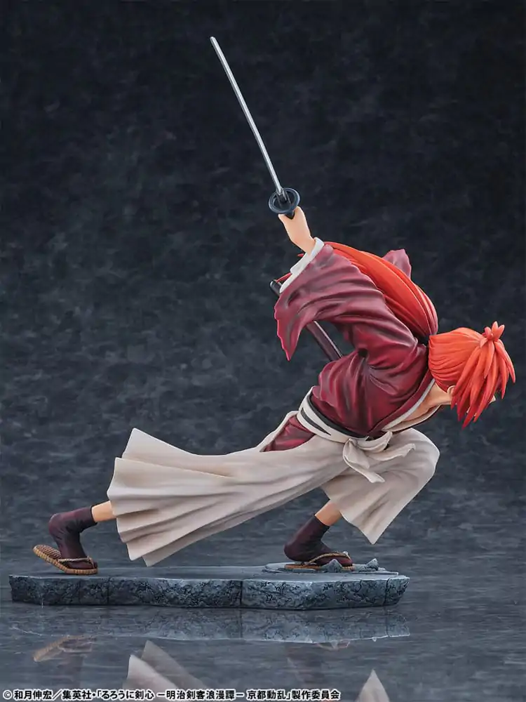 Rurouni Kenshin: Meiji Kenkaku Romantan Kyoto Douran PVC Socha 1/6 Kenshin Himura Dragon Flight of Heaven Ver. 26 cm fotografii produktu