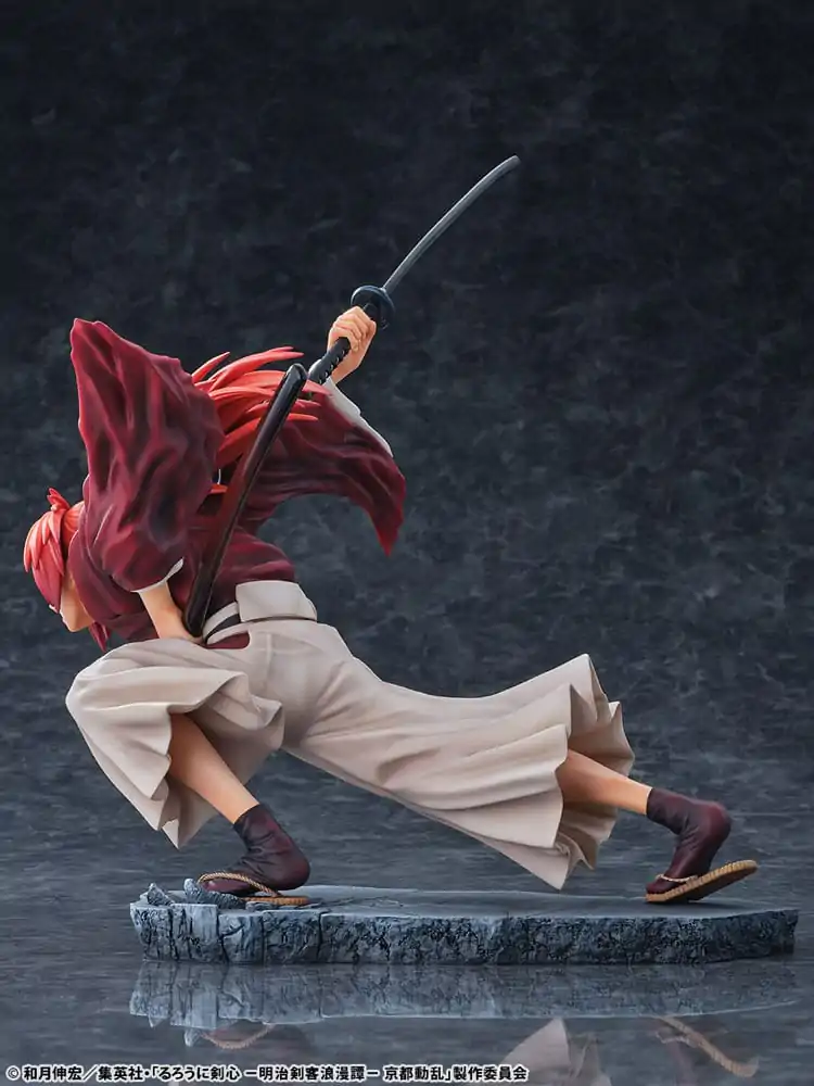 Rurouni Kenshin: Meiji Kenkaku Romantan Kyoto Douran PVC Socha 1/6 Kenshin Himura Dragon Flight of Heaven Ver. 26 cm fotografii produktu
