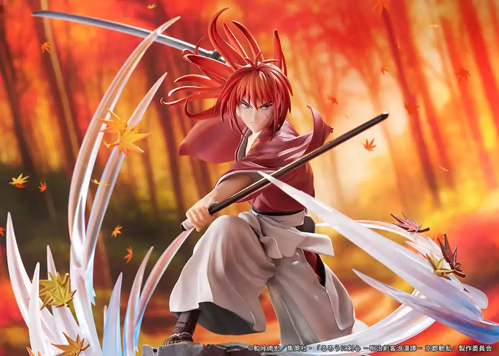 Rurouni Kenshin: Meiji Kenkaku Romantan Kyoto Douran PVC Socha 1/7 Kenshin Himura Souryusen Ver. 27 cm fotografii produktu