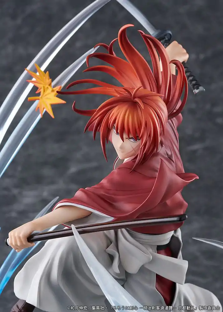 Rurouni Kenshin: Meiji Kenkaku Romantan Kyoto Douran PVC Socha 1/7 Kenshin Himura Souryusen Ver. 27 cm fotografii produktu