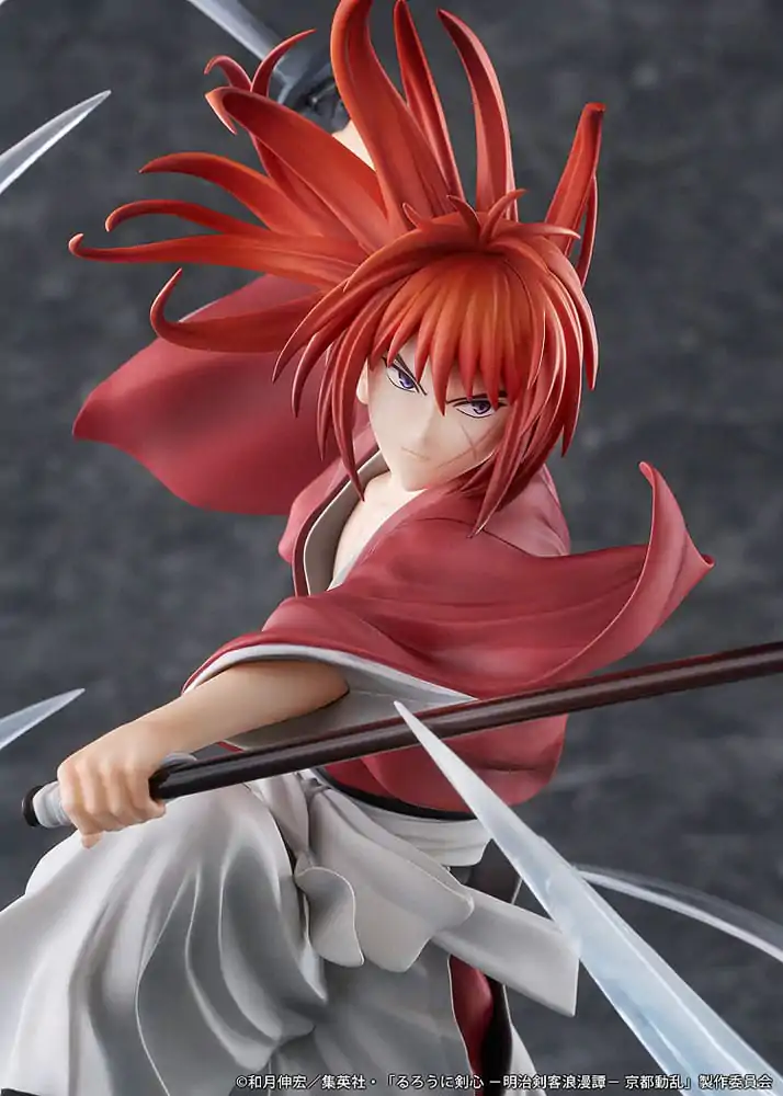 Rurouni Kenshin: Meiji Kenkaku Romantan Kyoto Douran PVC Socha 1/7 Kenshin Himura Souryusen Ver. 27 cm fotografii produktu