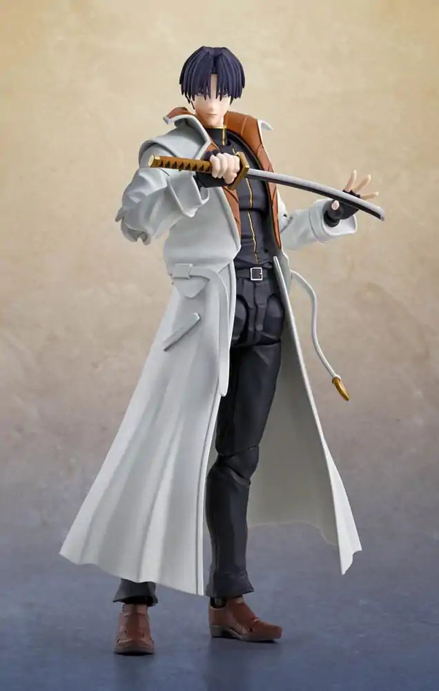 Rurouni Kenshin: Meiji Swordsman Romantic Story S.H. Figuarts akční figurka Aoshi Shinomori 17 cm fotografii produktu