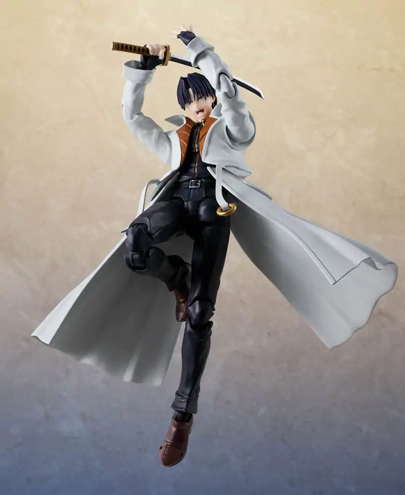 Rurouni Kenshin: Meiji Swordsman Romantic Story S.H. Figuarts akční figurka Aoshi Shinomori 17 cm fotografii produktu