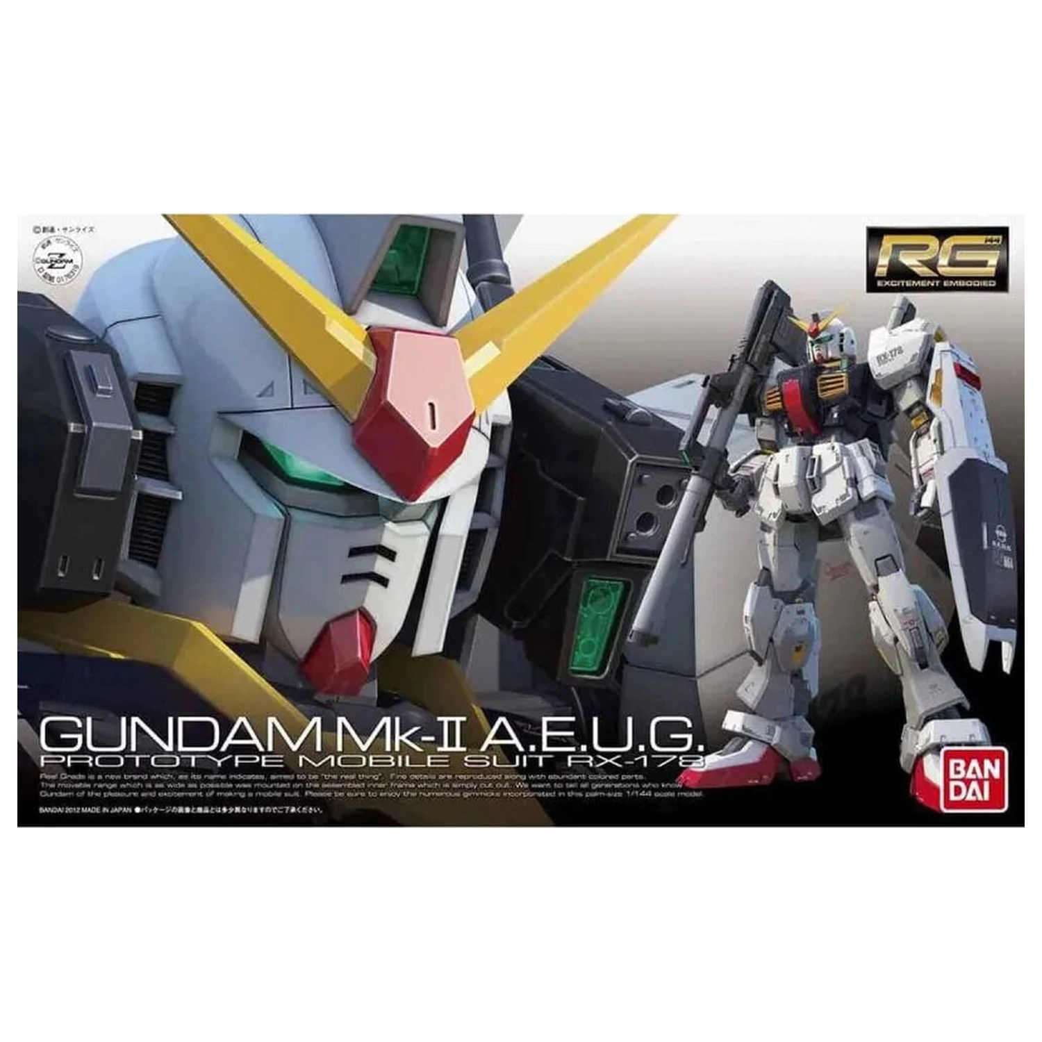 RX-178 Gundam Mk-II A.E.U.G. Modelová stavebnice RG 1/144 fotografii produktu
