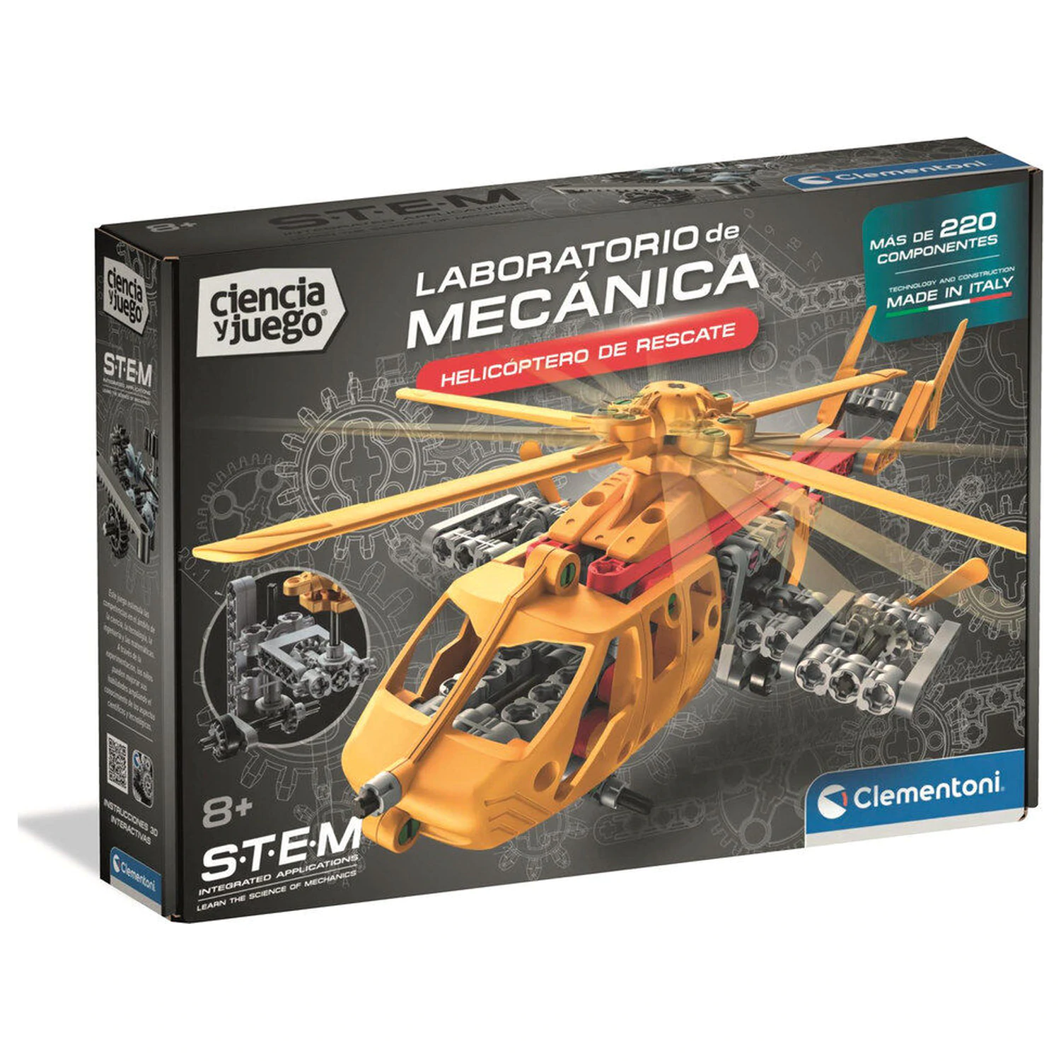 S.T.E.M Záchranný Vrtulník Mechanické Laboratorium hra fotografii produktu