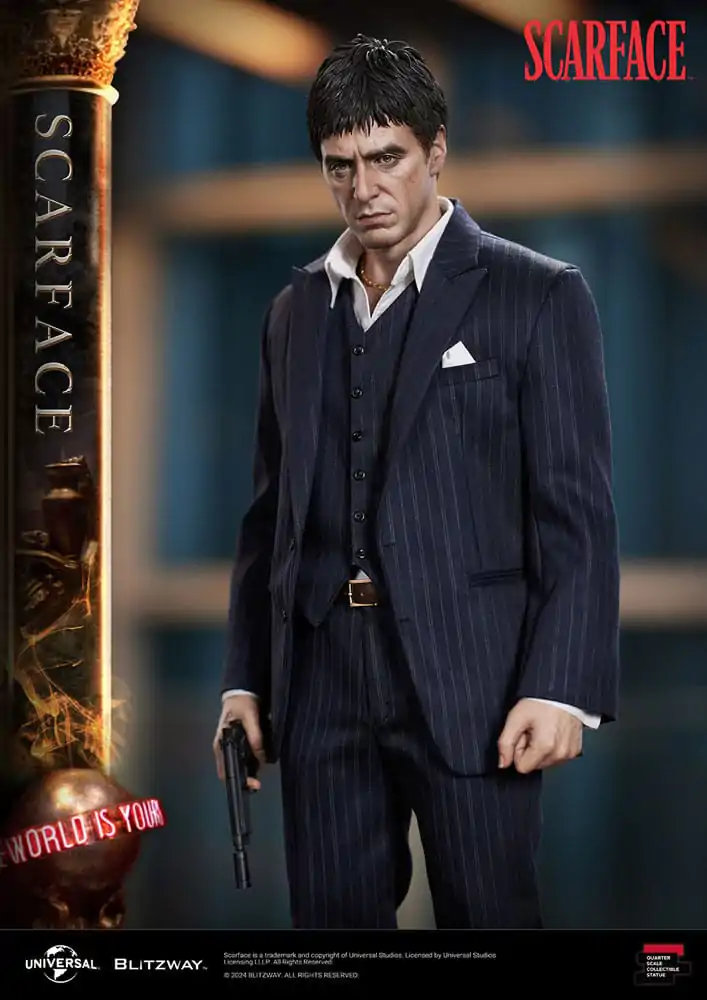 Scarface Superb Scale Statue 1/4 Tony Montana 53 cm Socha fotografii produktu