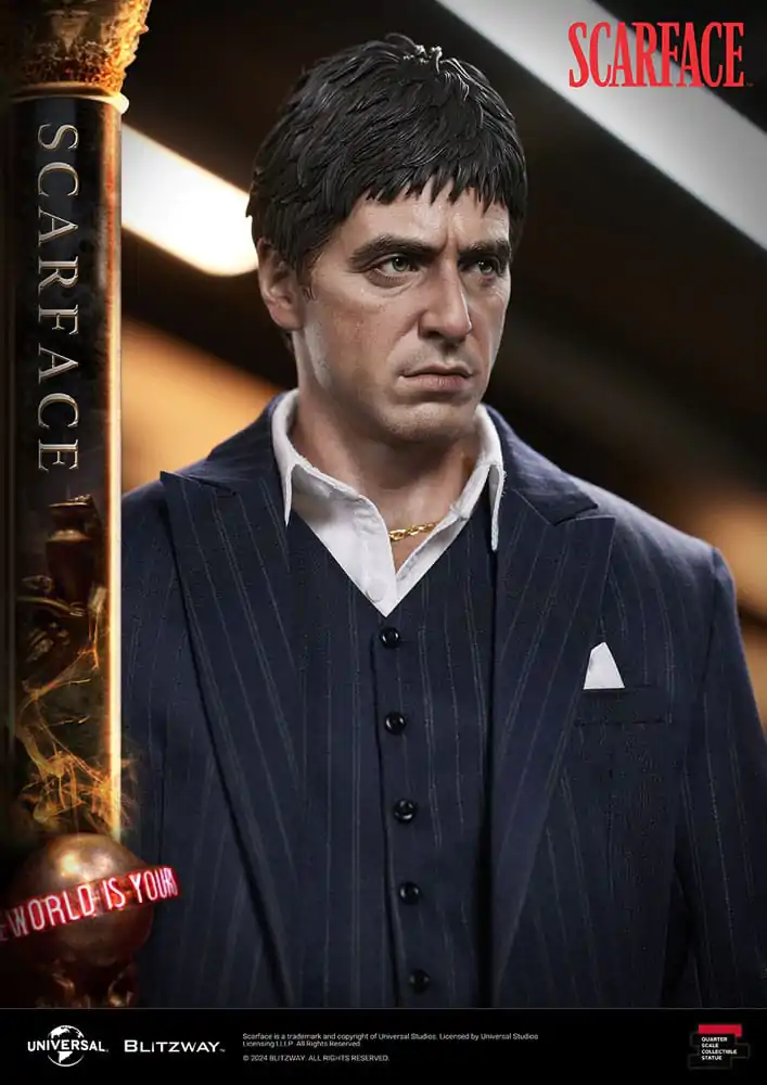 Scarface Superb Scale Statue 1/4 Tony Montana 53 cm Socha fotografii produktu