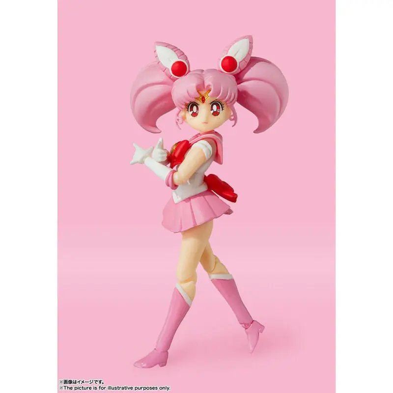 Sailor Moon S.H. Figuarts akční figurka Sailor Chibi Moon Animation Color Edition 10 cm fotografii produktu
