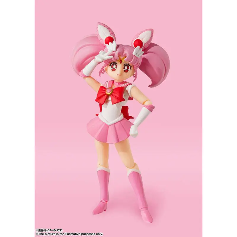 Sailor Moon S.H. Figuarts akční figurka Sailor Chibi Moon Animation Color Edition 10 cm fotografii produktu