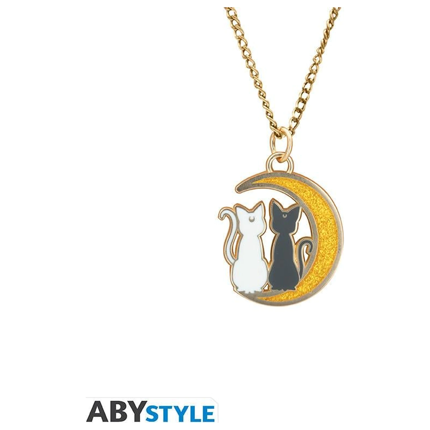 Sailor Moon Cats on the Moon náhrdelník s medailonkem fotografii produktu