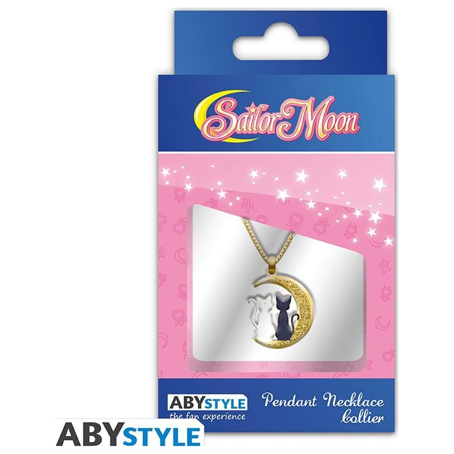 Sailor Moon Cats on the Moon náhrdelník s medailonkem fotografii produktu