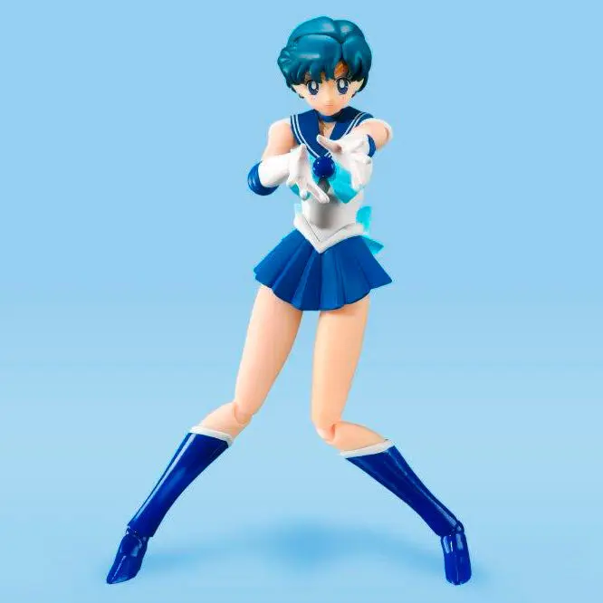 Sailor Moon S.H. Figuarts akční figurka Sailor Mercury Animation Color Edition 14 cm fotografii produktu