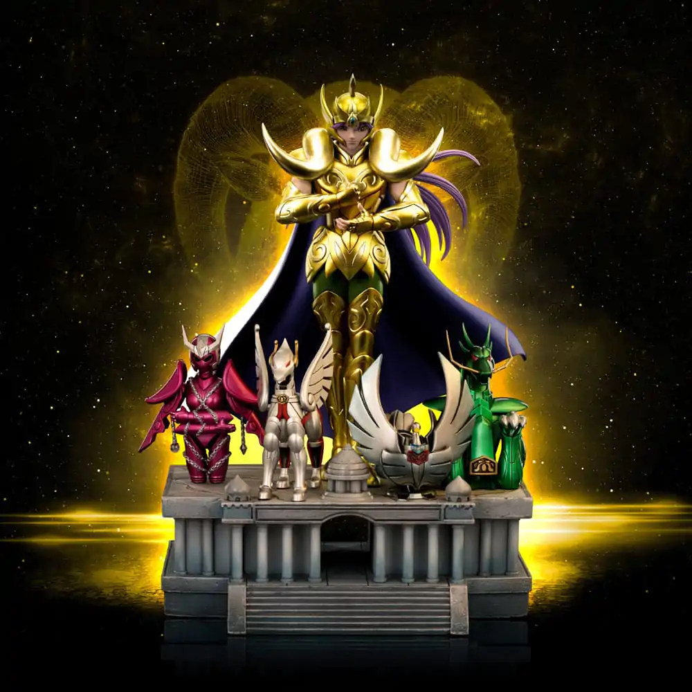 Saint Seiya Art Scale Socha 1/10 Aries Mu Deluxe 27 cm fotografii produktu