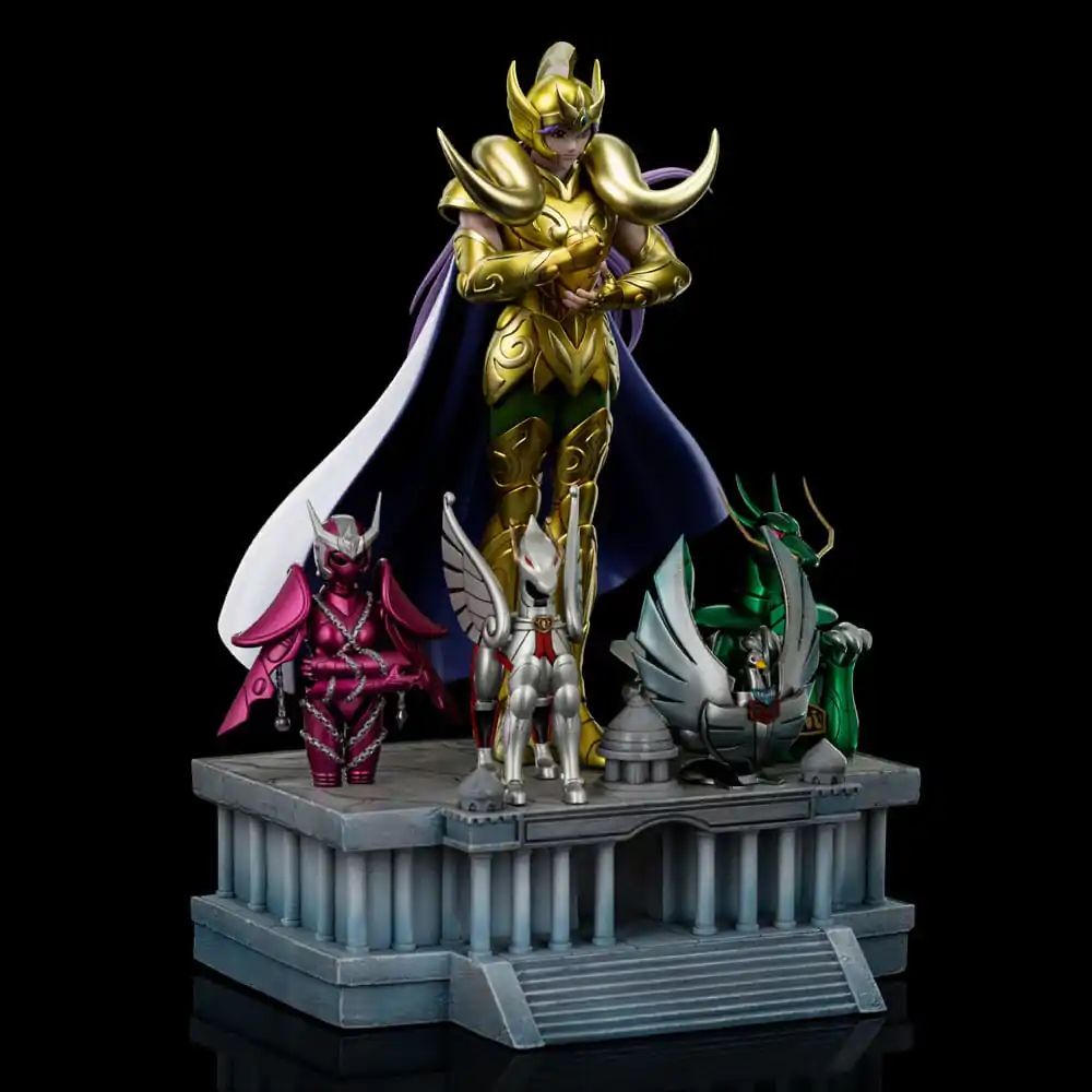 Saint Seiya Art Scale Socha 1/10 Aries Mu Deluxe 27 cm fotografii produktu