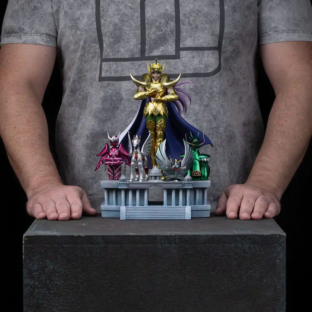 Saint Seiya Art Scale Socha 1/10 Aries Mu Deluxe 27 cm fotografii produktu