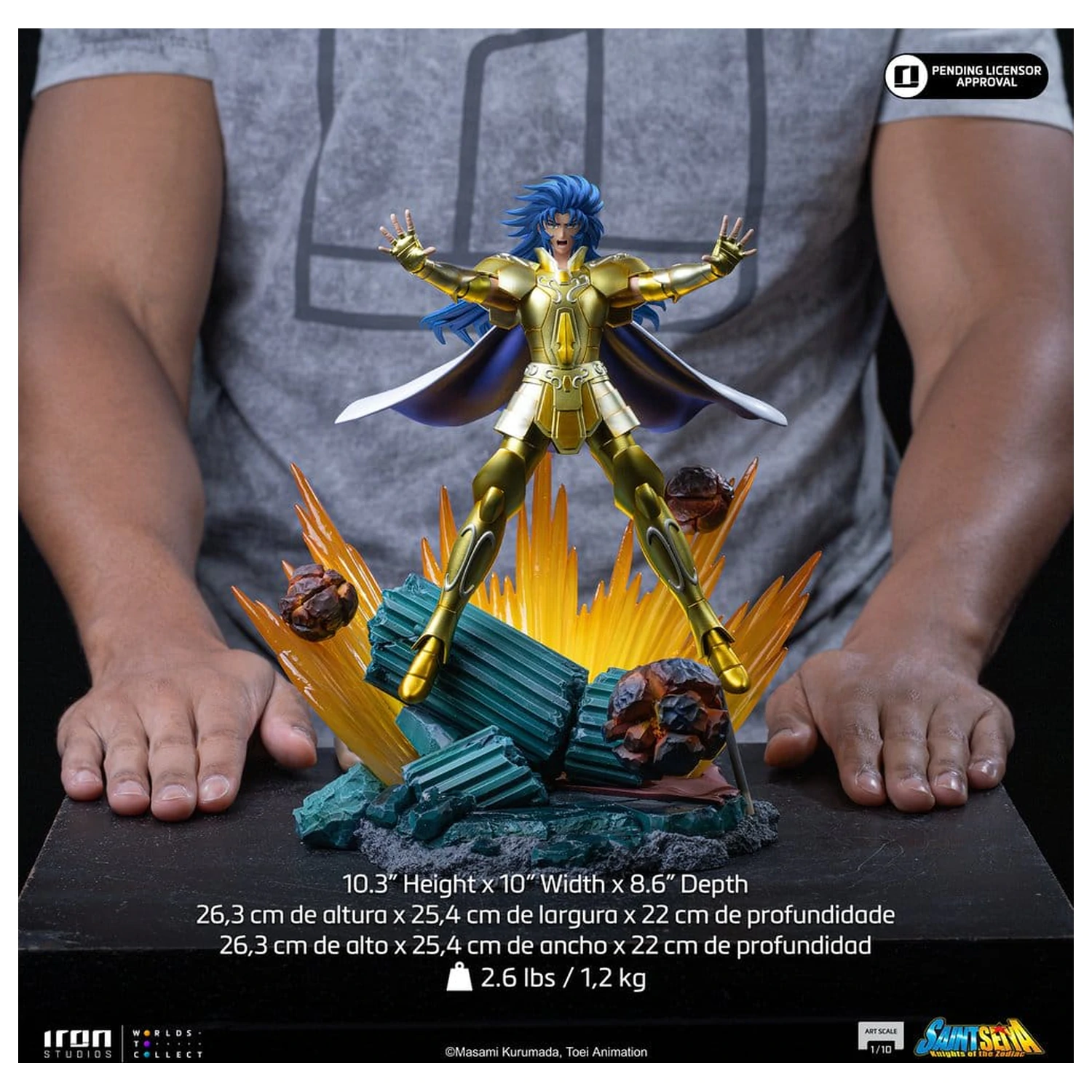 Saint Seiya Socha Art Scale 1/10 Gemini Saga 26 cm fotografii produktu