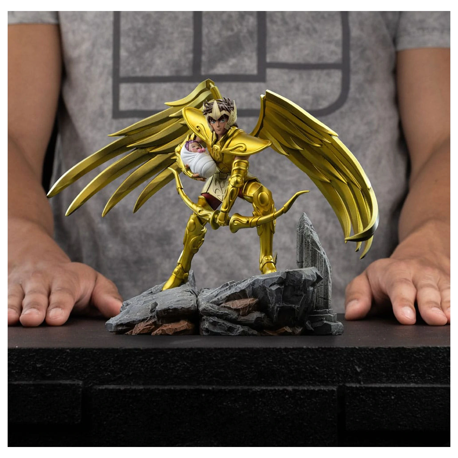 Saint Seiya Art Scale soška 1/10 Sagittarius Aiolos 21 cm fotografii produktu