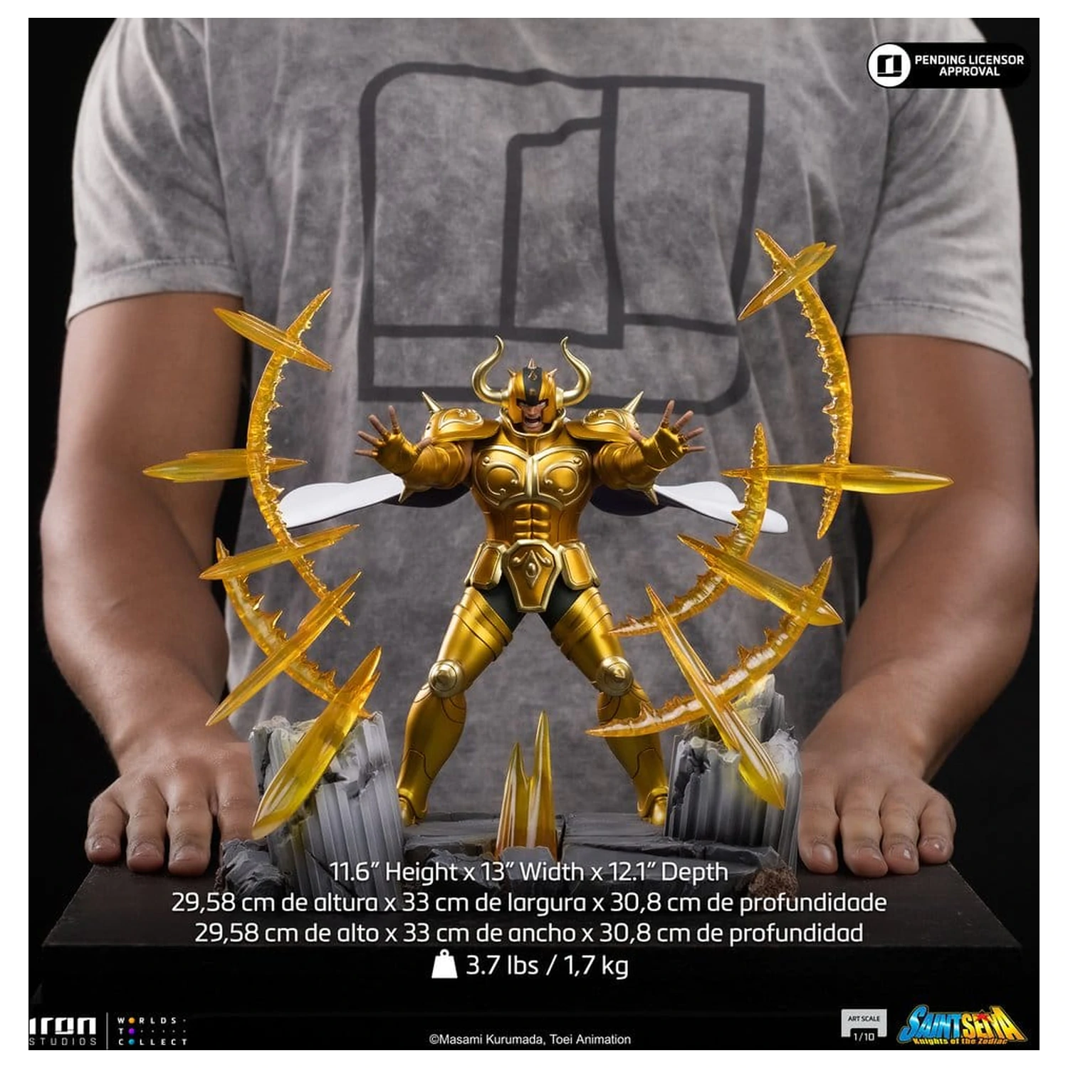 Saint Seiya Art Scale Socha 1/10 Taurus Aldebaran 30 cm fotografii produktu