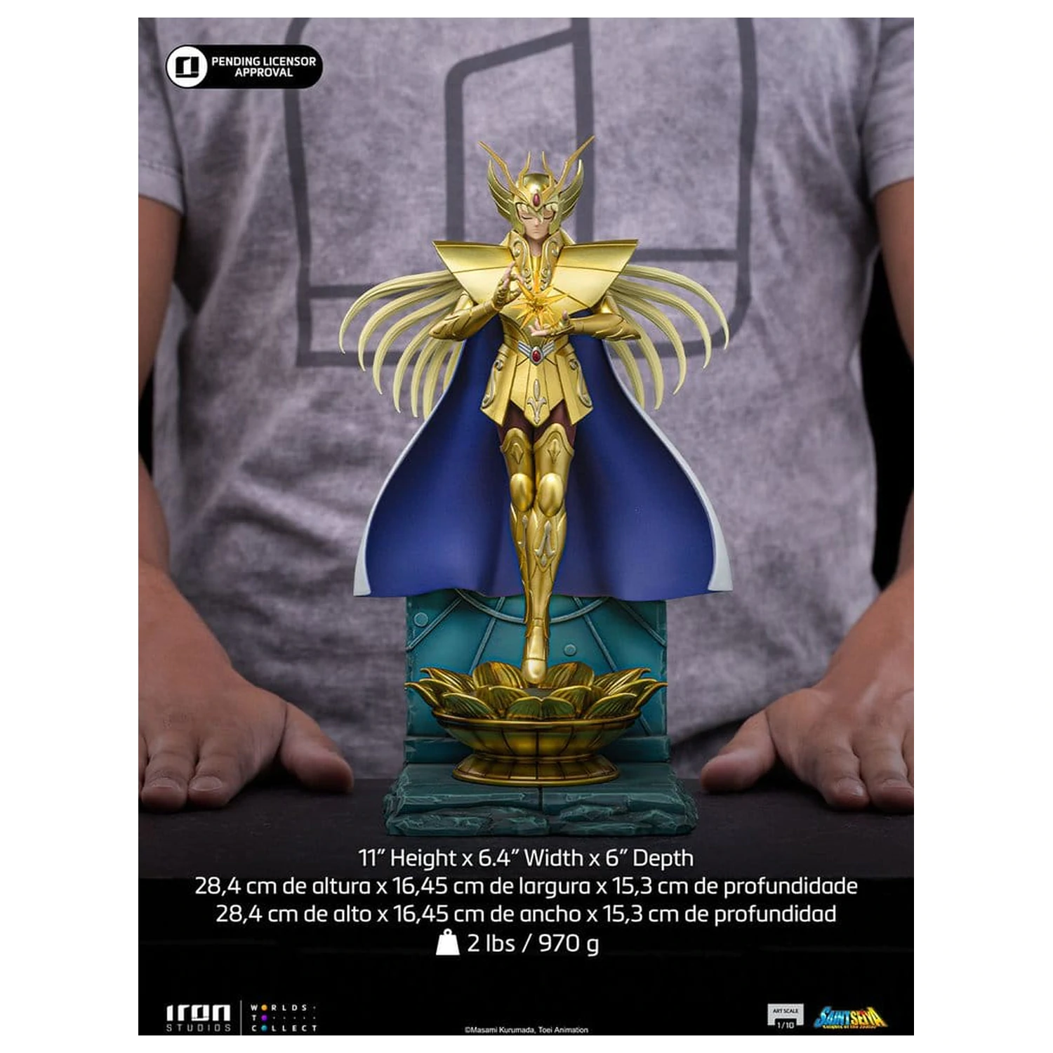 Saint Seiya Art Scale Socha 1/10 Virgo Shaka 28 cm fotografii produktu