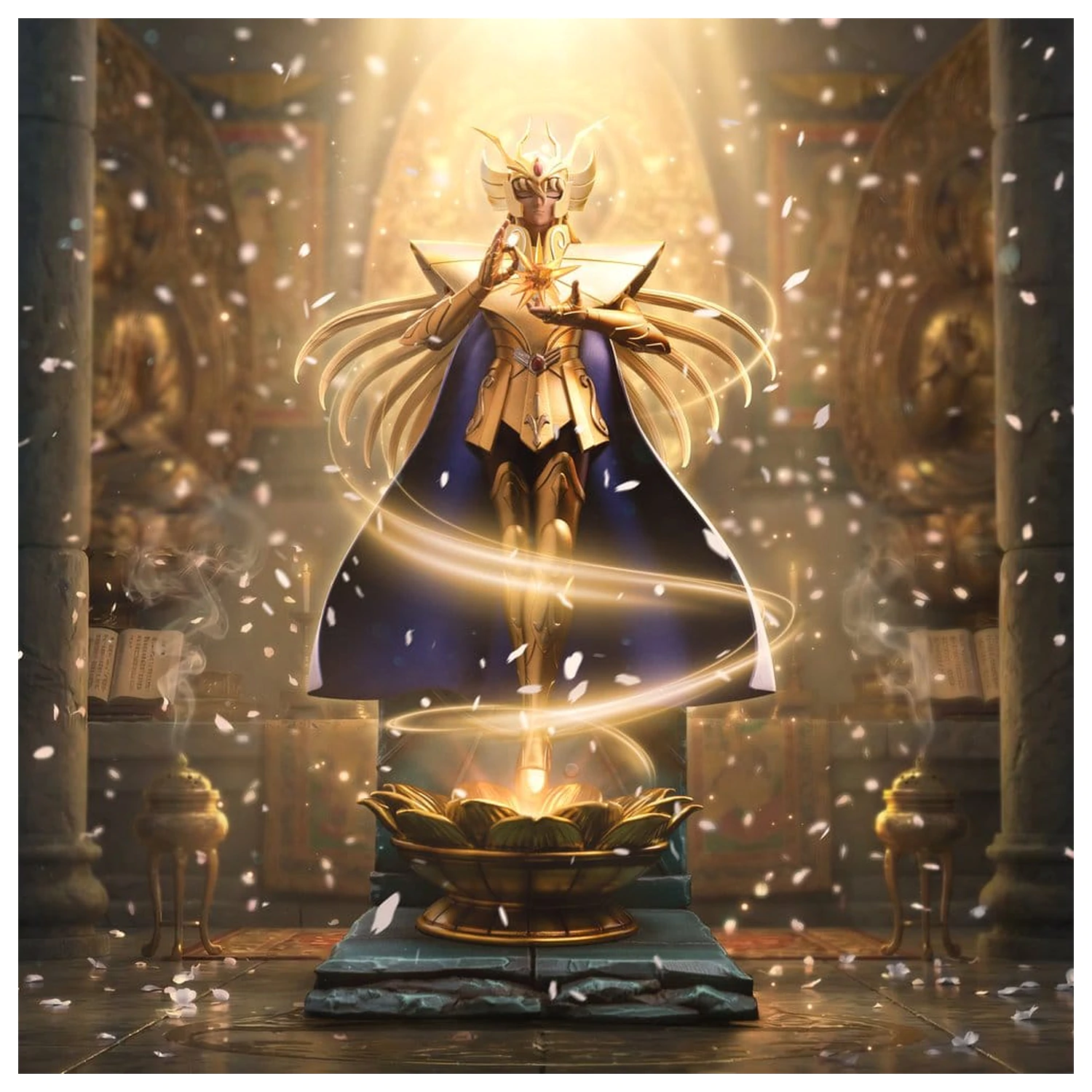 Saint Seiya Art Scale Socha 1/10 Virgo Shaka 28 cm fotografii produktu