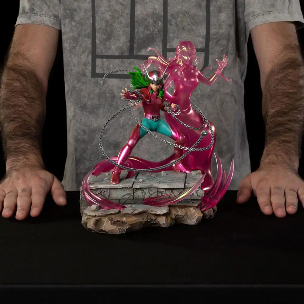 Saint Seiya Deluxe Umělecká Měřítková Socha 1/10 Andromeda Shun 23 cm fotografii produktu