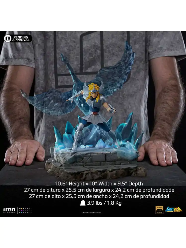 Saint Seiya Deluxe BDS Art Scale Socha 1/10 Cygnus Hyoga 27 cm fotografii produktu