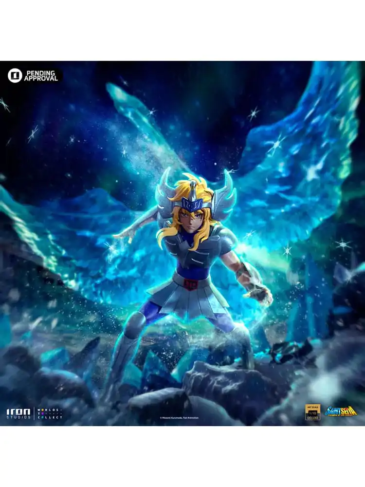 Saint Seiya Deluxe BDS Art Scale Socha 1/10 Cygnus Hyoga 27 cm fotografii produktu