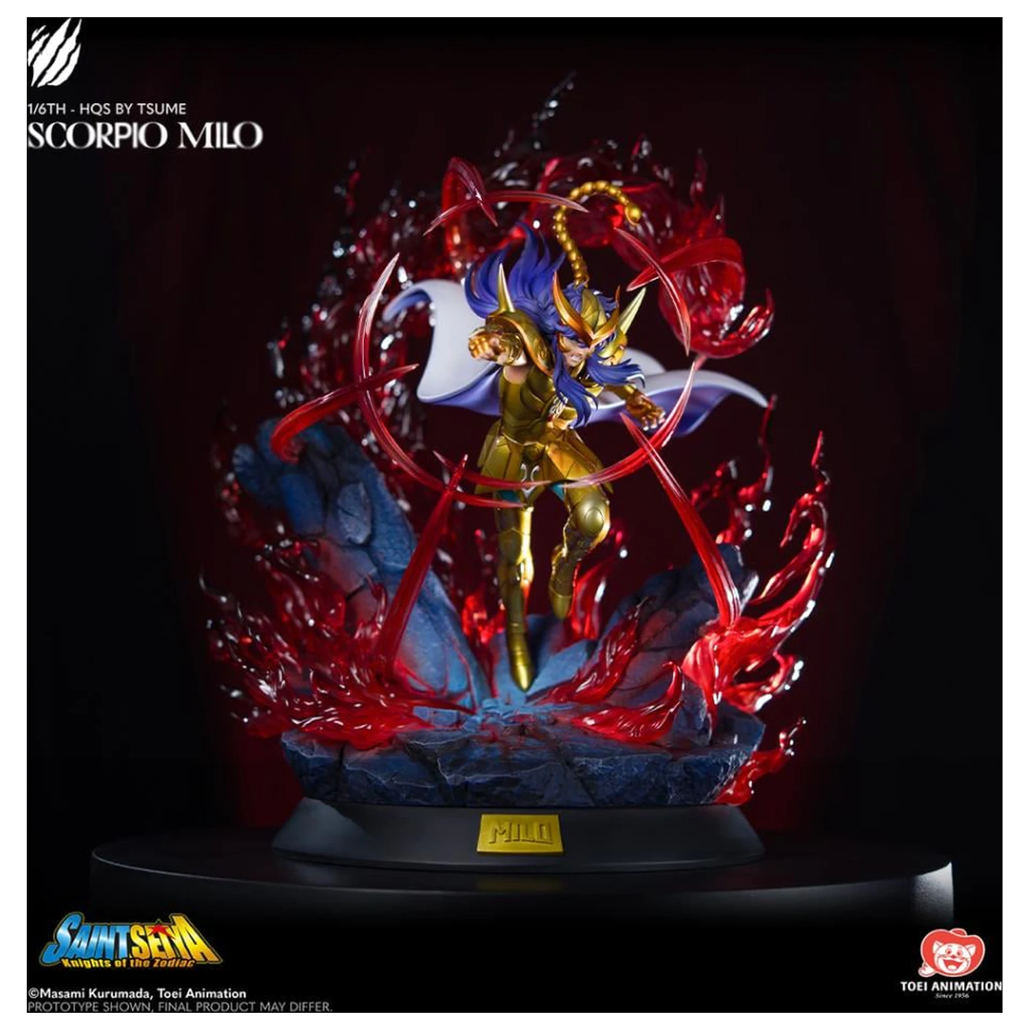 Socha Saint Seiya Scorpio Milo HQS 1/6 By Tsume 62 cm fotografii produktu