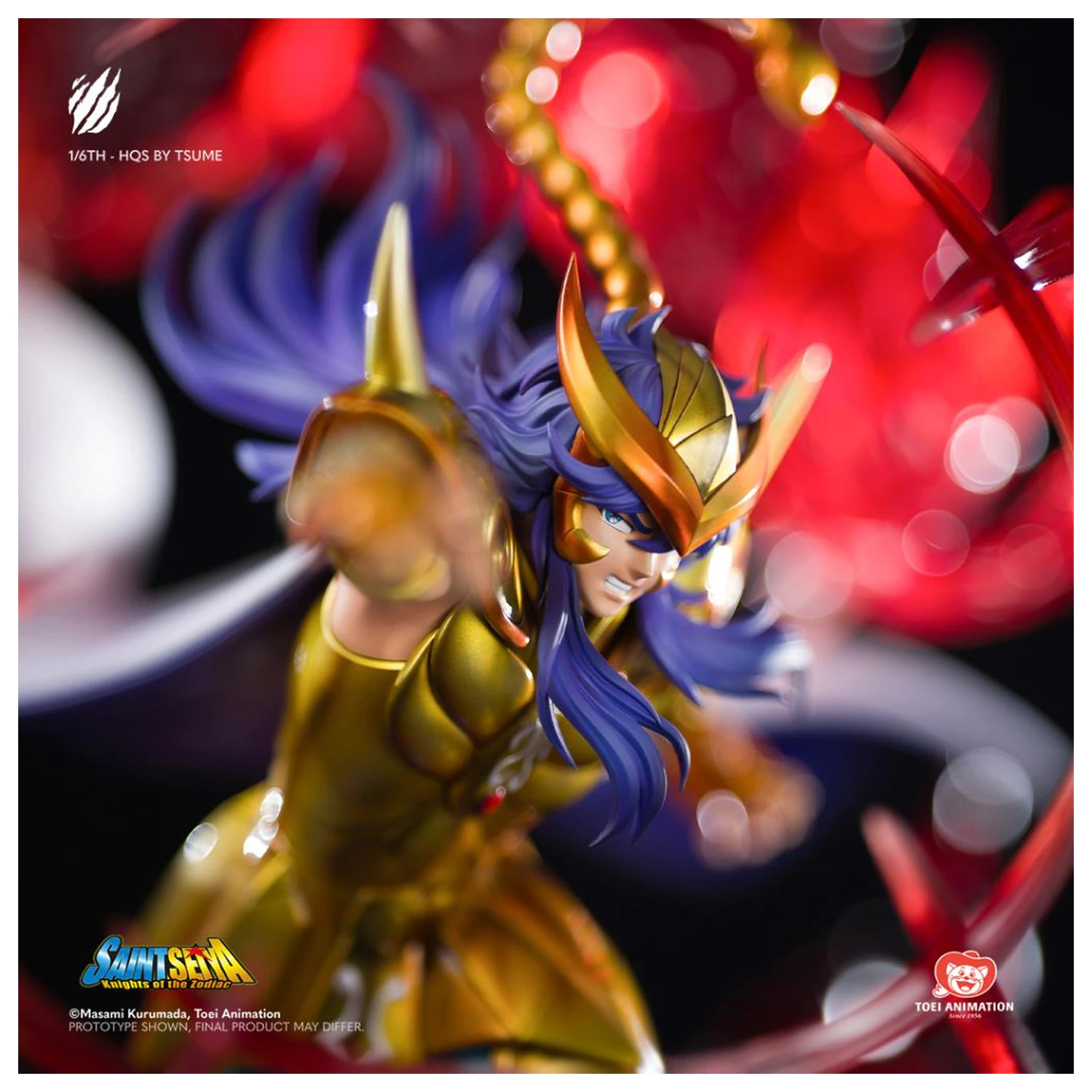 Socha Saint Seiya Scorpio Milo HQS 1/6 By Tsume 62 cm fotografii produktu