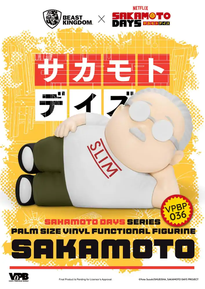 Sakamoto Days prasátko vinylová banka Taro Sakamoto 14 cm fotografii produktu