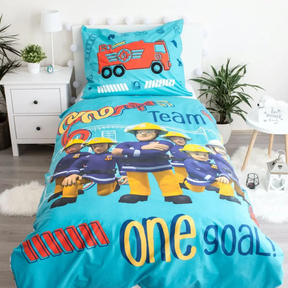 Fireman Sam sada povlečení na peřinu 140x200cm, na polštář 70x90cm fotografii produktu