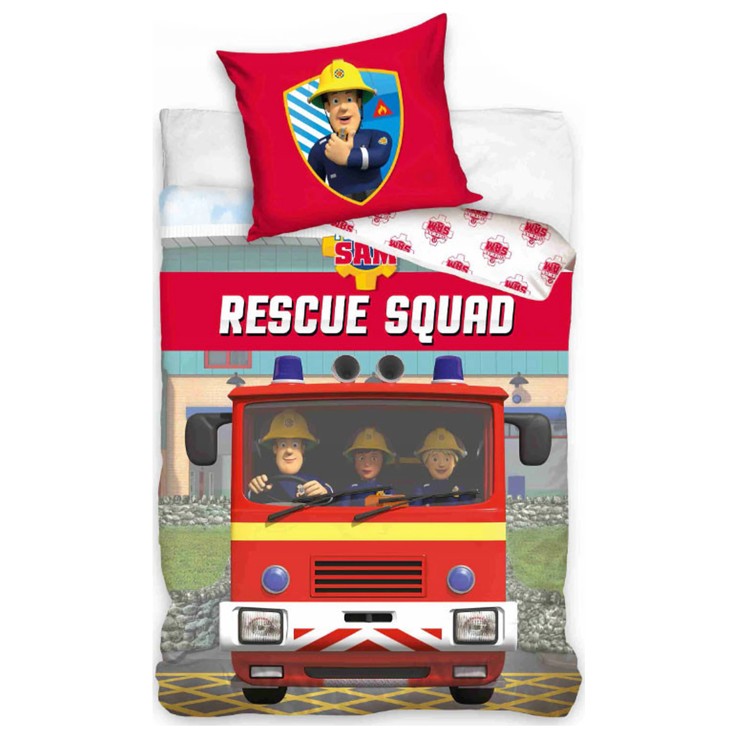 Fireman Sam Rescue Squad povlak na peřinu fotografii produktu