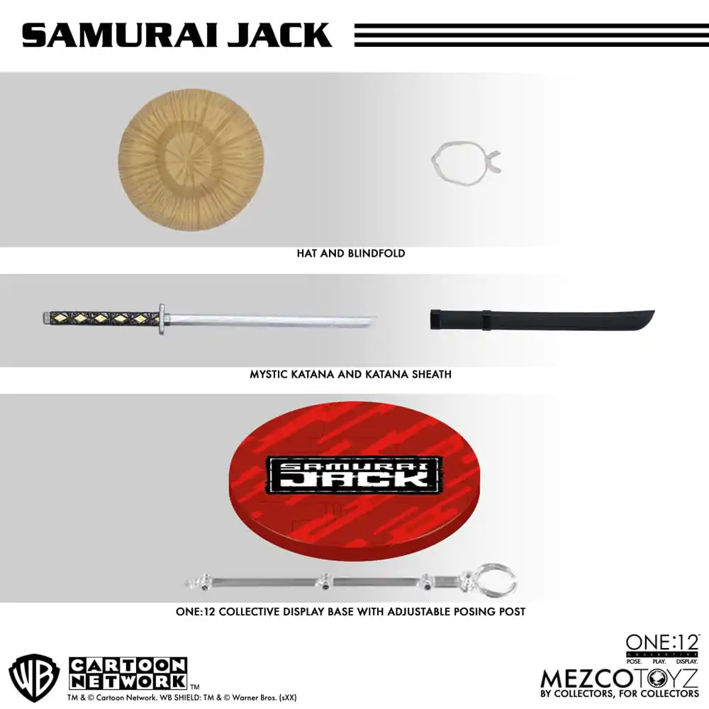 Samurai Jack Action Figure 1/12 Samurai Jack 17 cm Akční figurka fotografii produktu