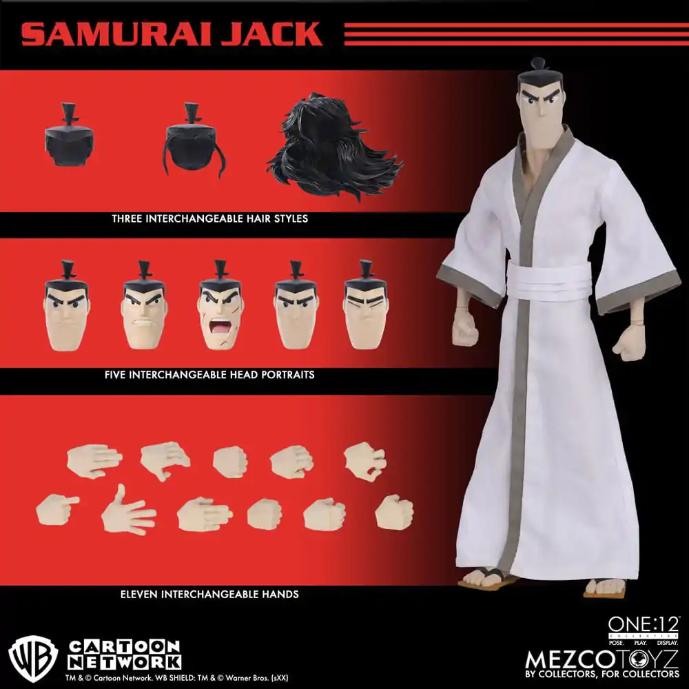 Samurai Jack Action Figure 1/12 Samurai Jack 17 cm Akční figurka fotografii produktu