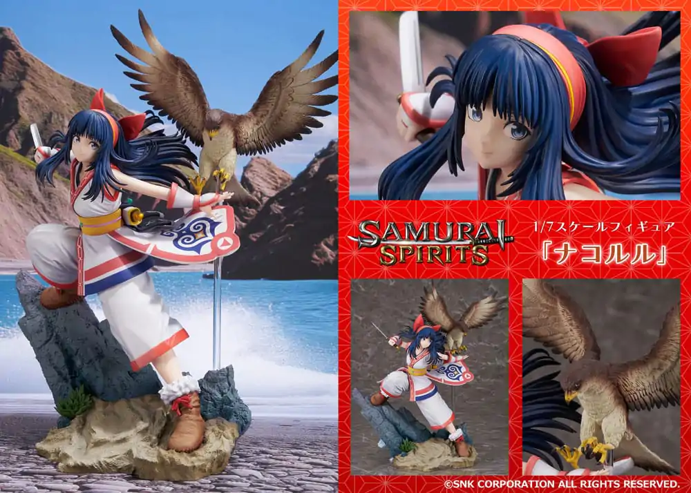 Samurai Spirits PVC Soška 1/7 Nakoruru 30 cm fotografii produktu