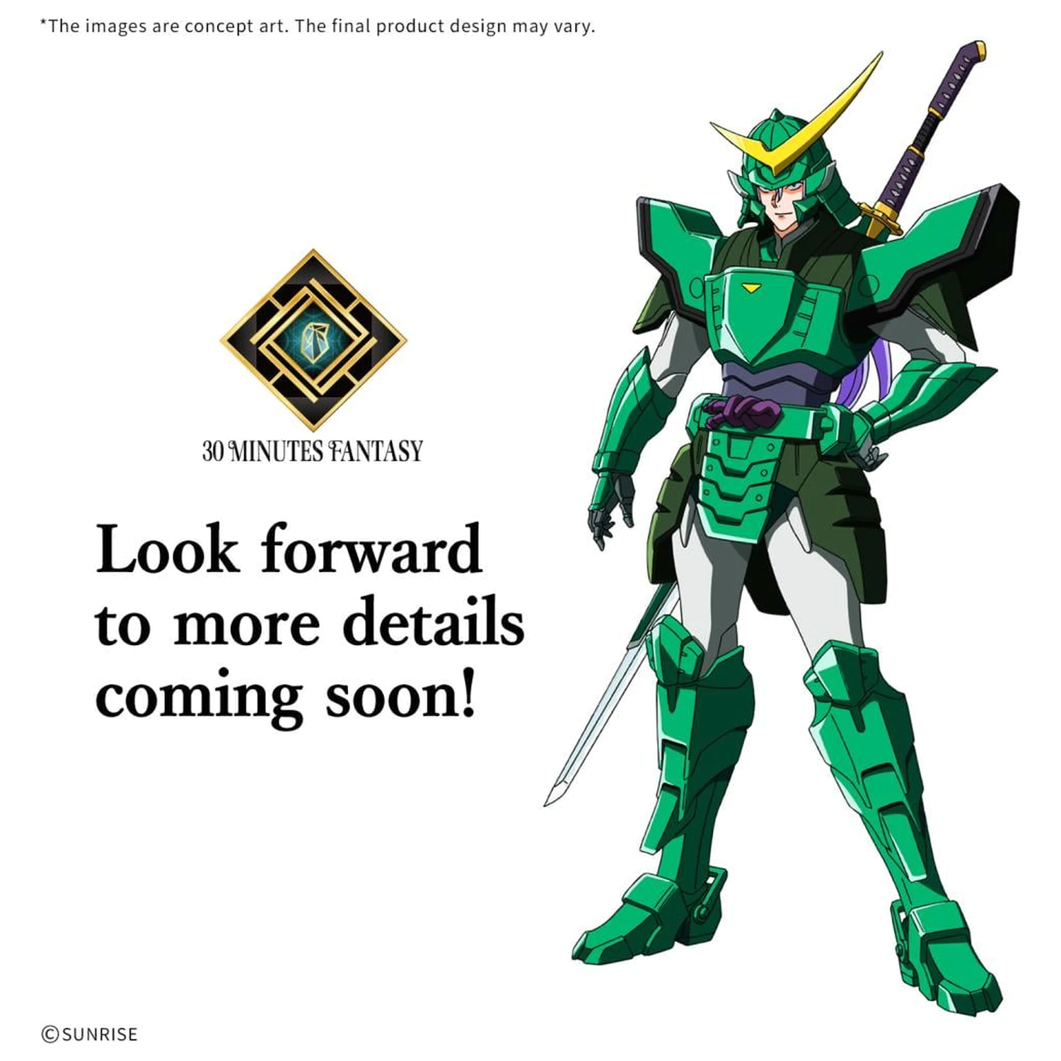 Samurai Trooper - 30MF Yoroi-Shinden Samurai Troopers Light Plastikový model Kit fotografii produktu