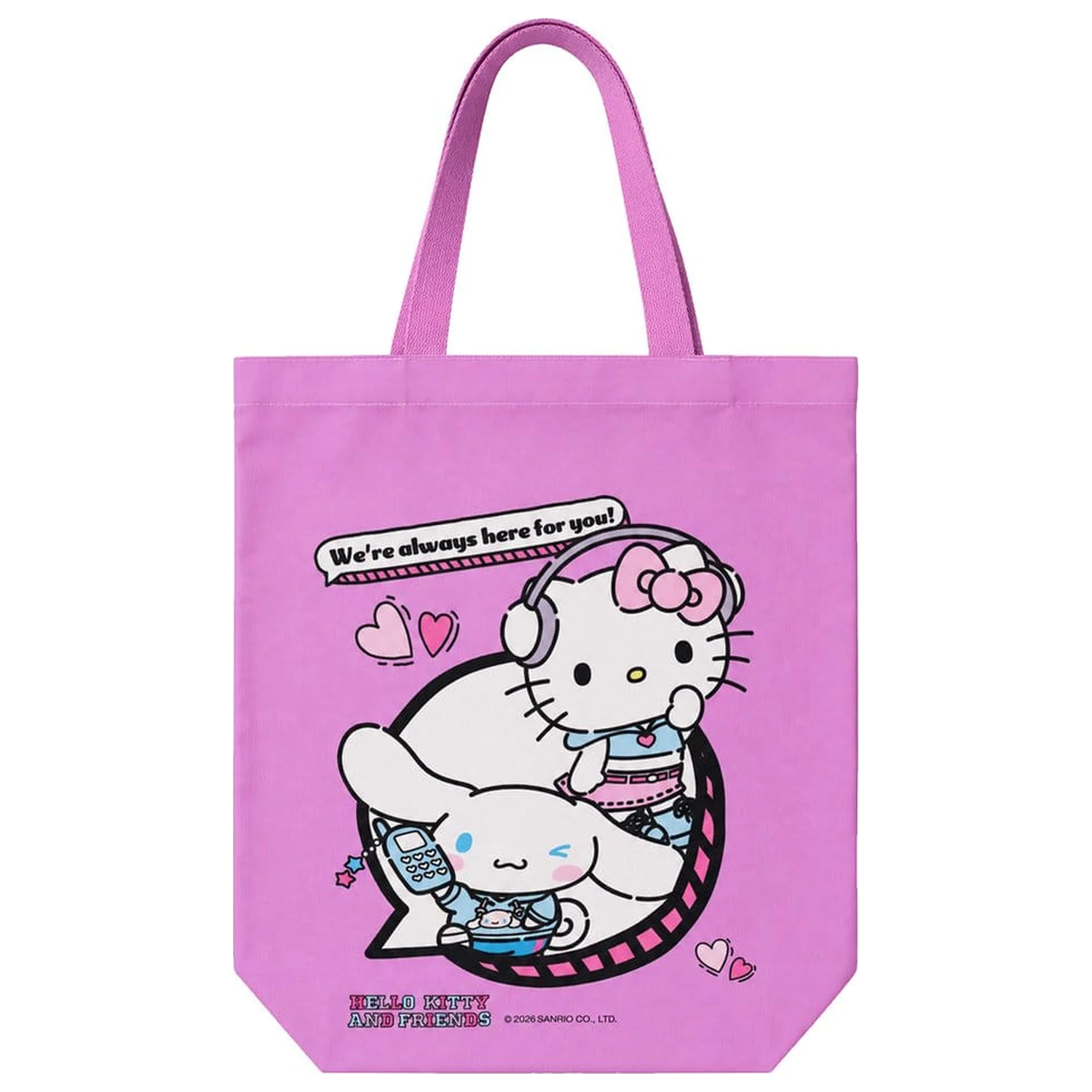 Sanrio Tote Bag Hello Kitty & Friends Pop Style 34 x 43 cm fotografii produktu