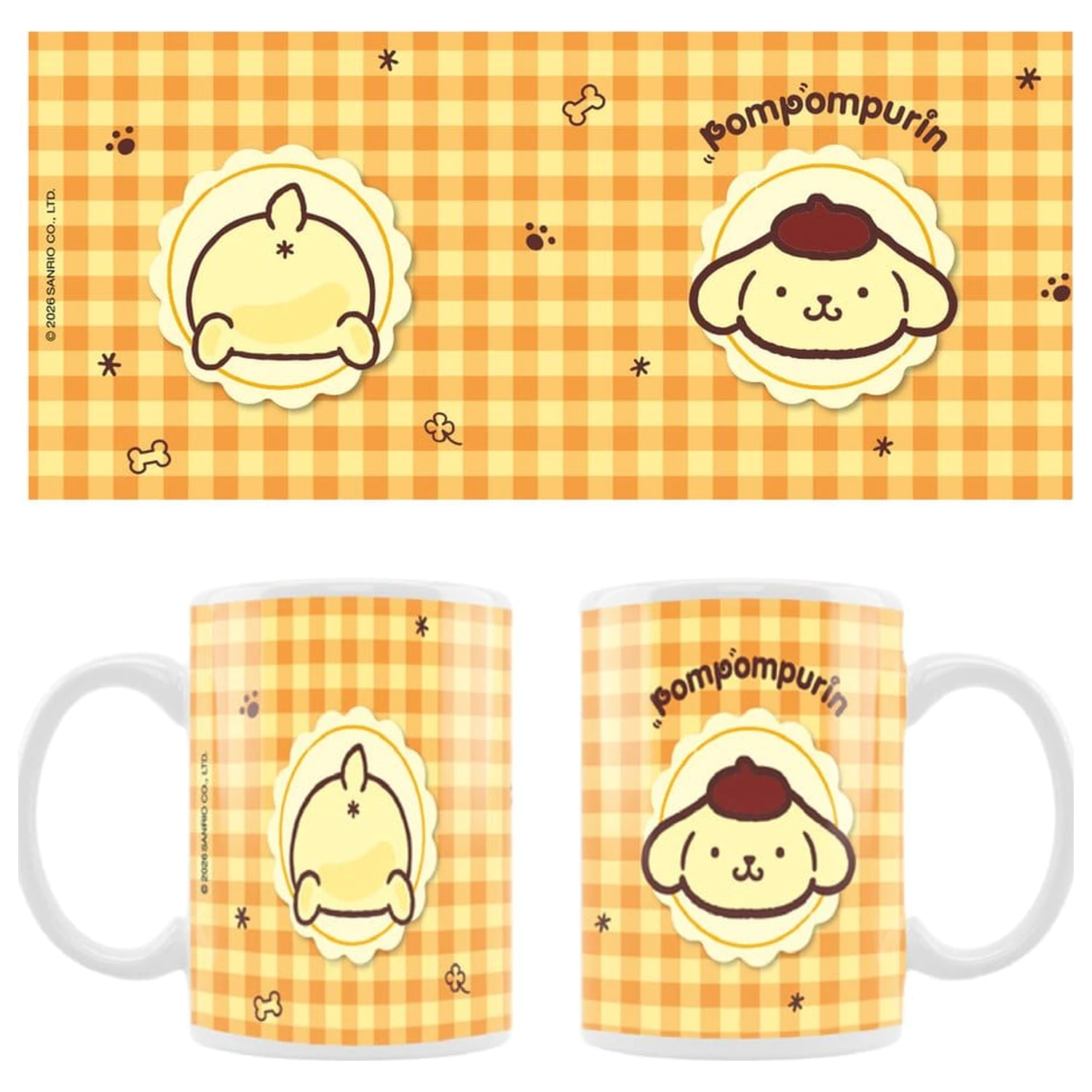 Sanrio hrnek Pompompurin Squishy Cute Purin 01 fotografii produktu