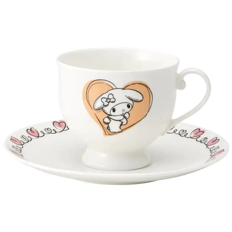 Sanrio Bone China hrnek a talíř Set My Melody fotografii produktu
